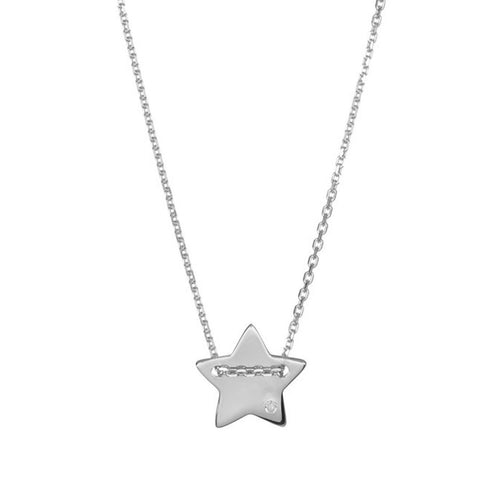 Diamond Star Charm Necklace