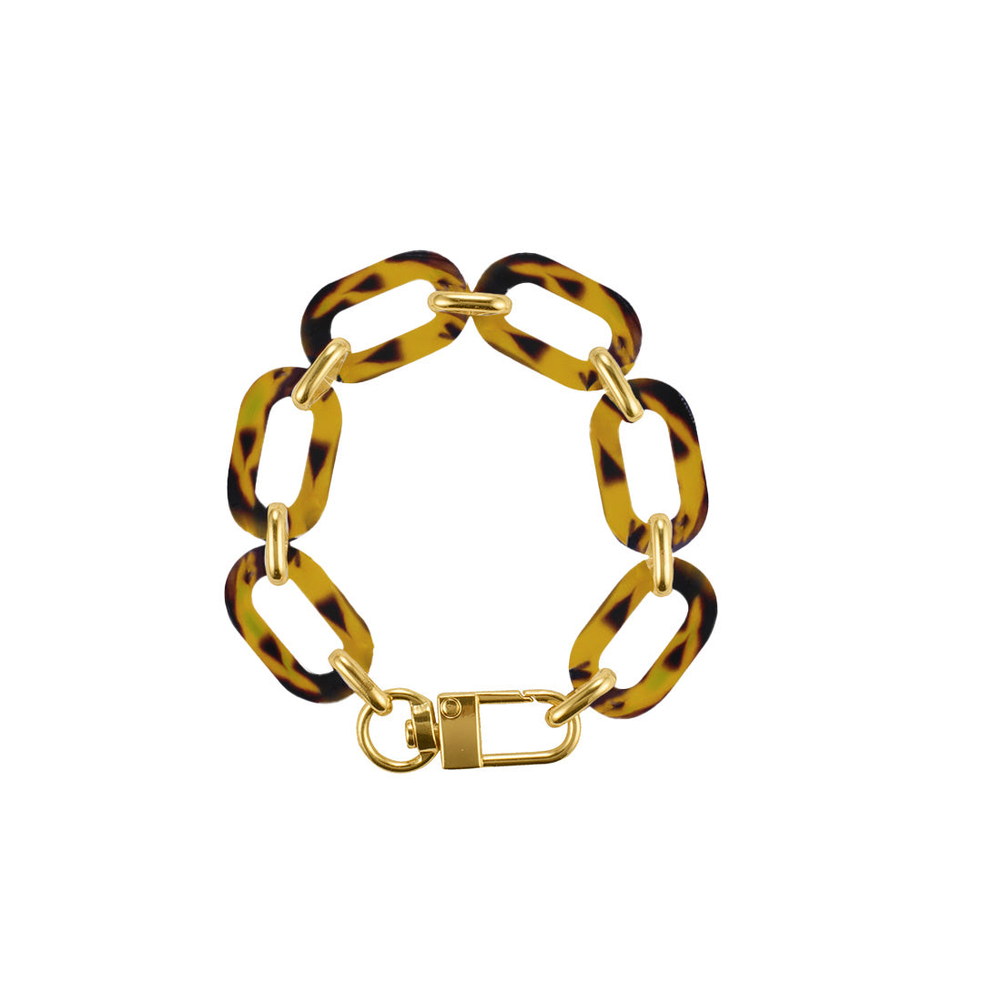 10mm Solid Miami Cuban Gold Diamond Lock Bracelet | Uverly - UVERLY