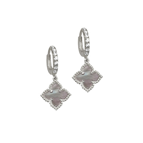 Adornia Crystal Linear Drop Earrings silver – ADORNIA