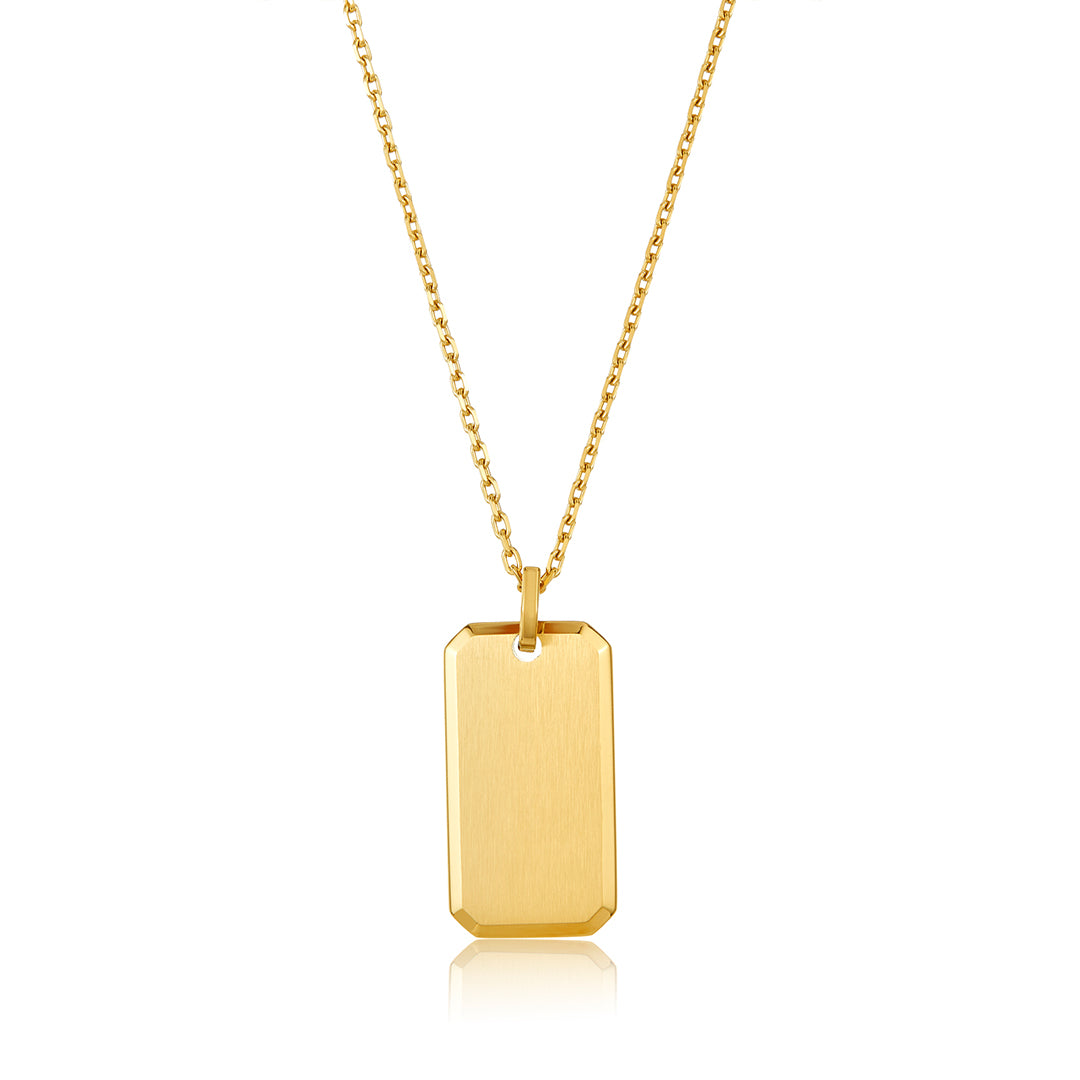 Dogtags set gold plated