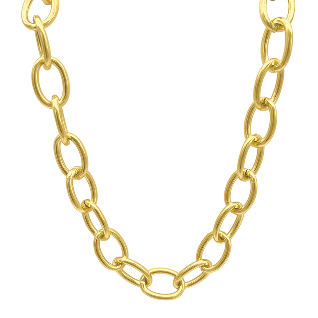 Dower & Hall Mens Oval Link Necklace Chain